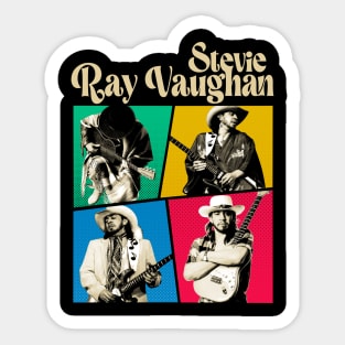Stevie Ray Vaughan Live Vintage Sticker